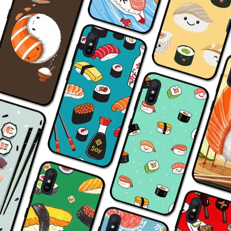 

Food Sushi Phone Case for Redmi 5 6 7 8 9 A 5plus K20 4X S2 GO 6 K30 pro