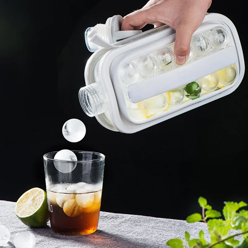 

Portable Kettle Ice Tray Creative Ice Cube Mold 2 In 1 Multi-functional Container Ins Popular Kitchen Bar Accessories Gadgets