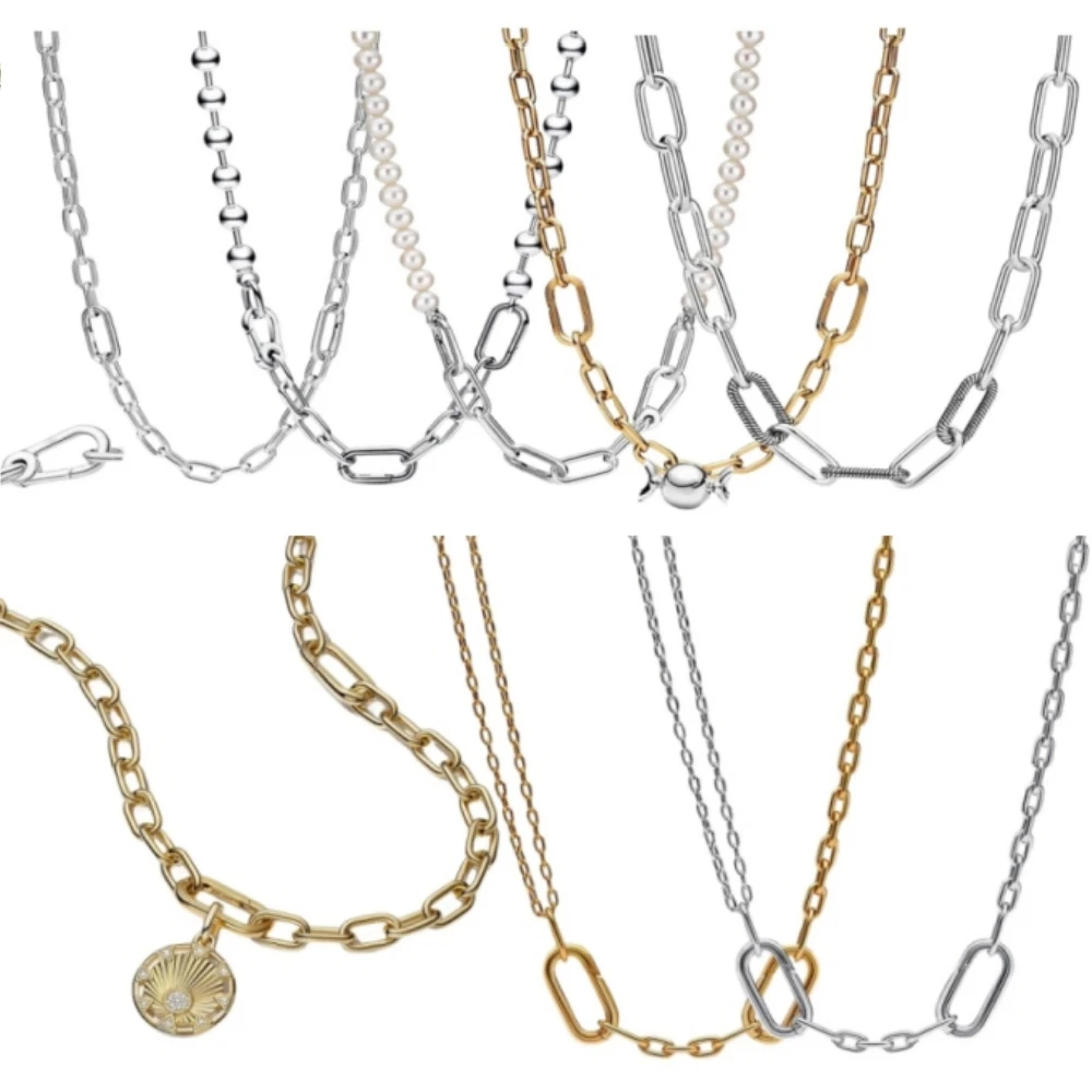 2024 Популярные Посеребренные Кольца На Цепочке Для Женщин Подходят Жемчужных