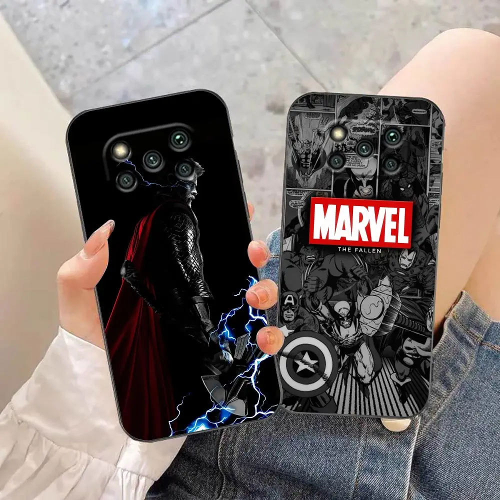 

Avengers Thor Marvel Cover Funda Coque Phone Case For Xiaomi A2 8 9 SE 9T CC9 CC9E 10 10T 10S Note 10 Lite Pro 5G Carcasa Case