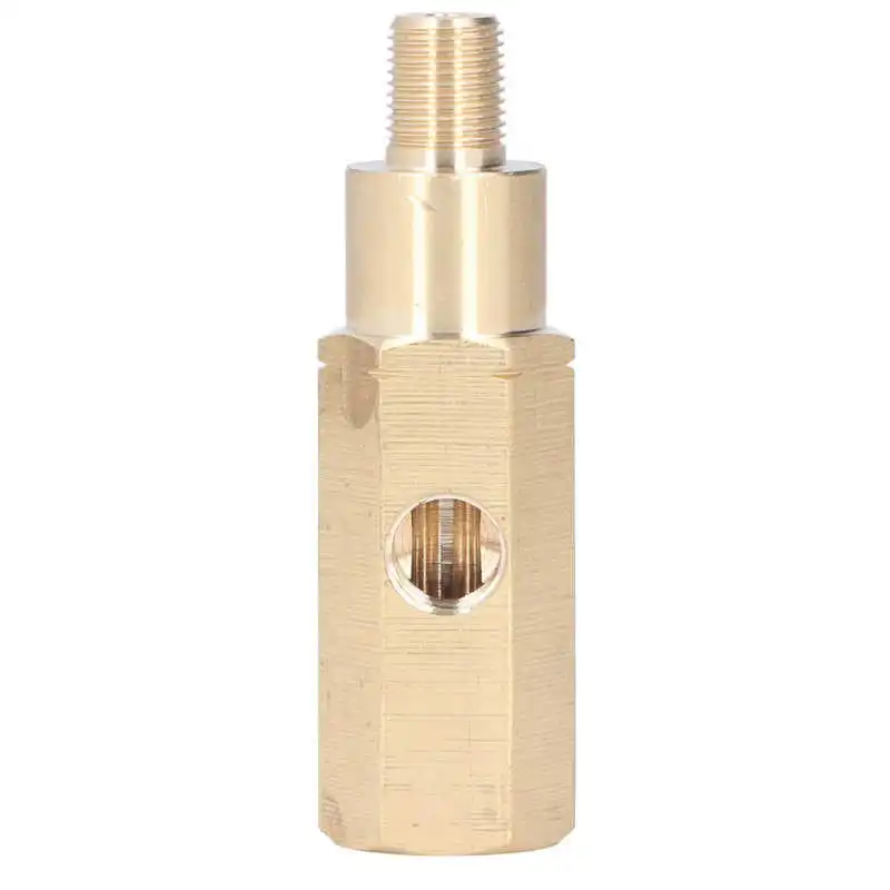 

Oil Pressure Gauge Adapter T Piece Brass Adaptor 1/8in for Car Modification