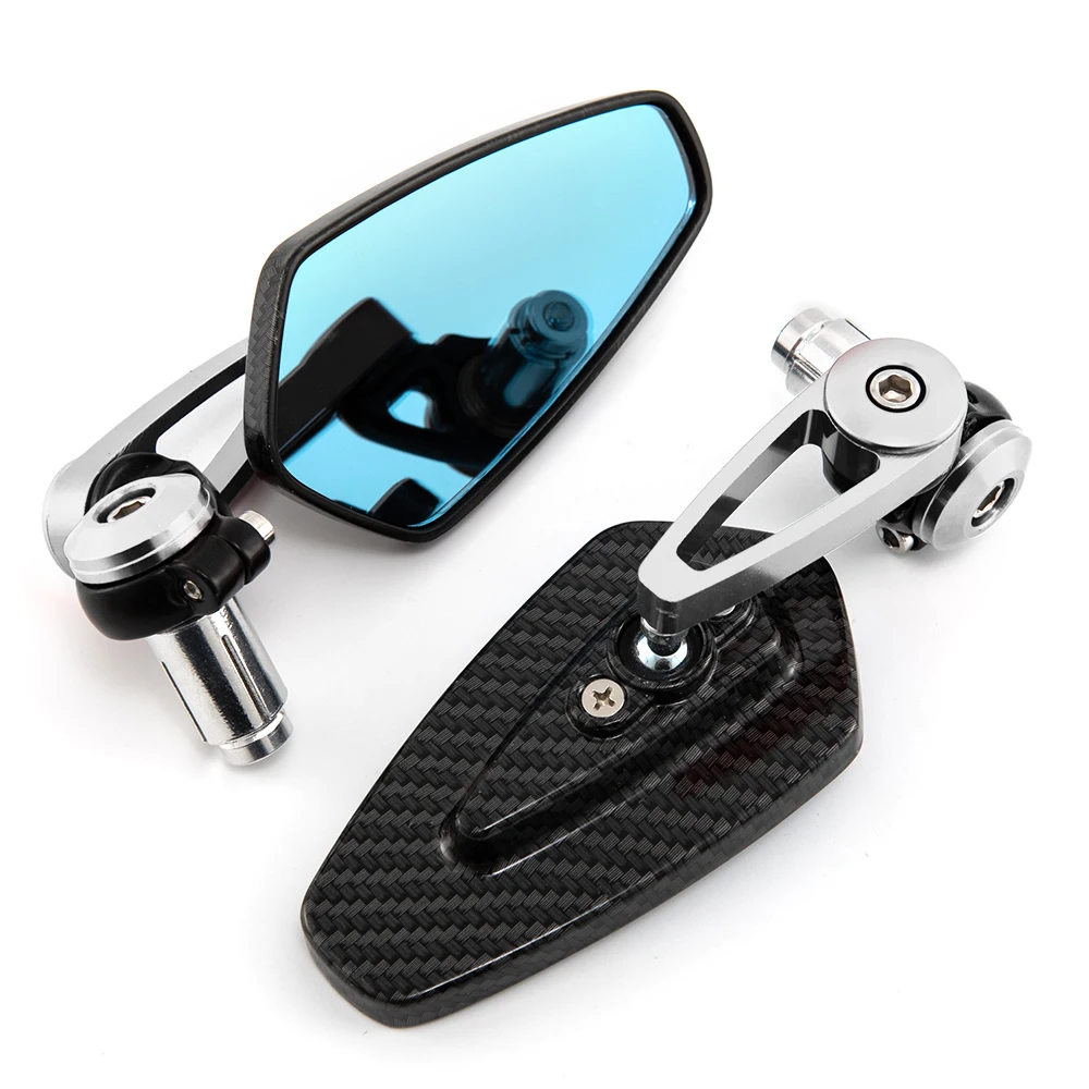

7/8 "22 мм мотоциклетные зеркала заднего вида, универсальное алюминиевое зеркало для мотоцикла, боковые зеркала заднего вида на руль мотоцикла