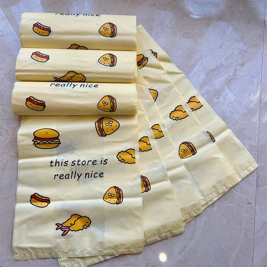 Пластиковая большая сумка сэндвич жареная курица упаковочная для хранения