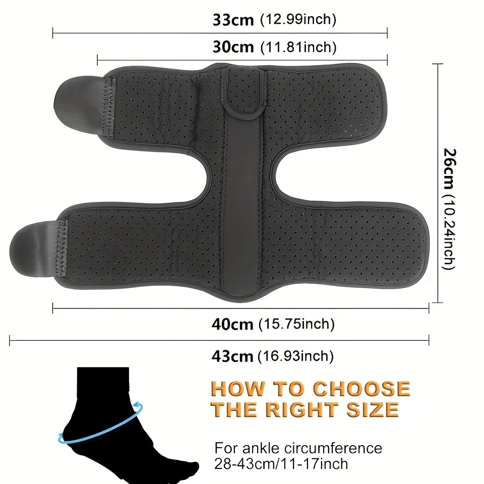 Регулируемая ночная шина для подошвенного фасциита с поддержкой свода стопы