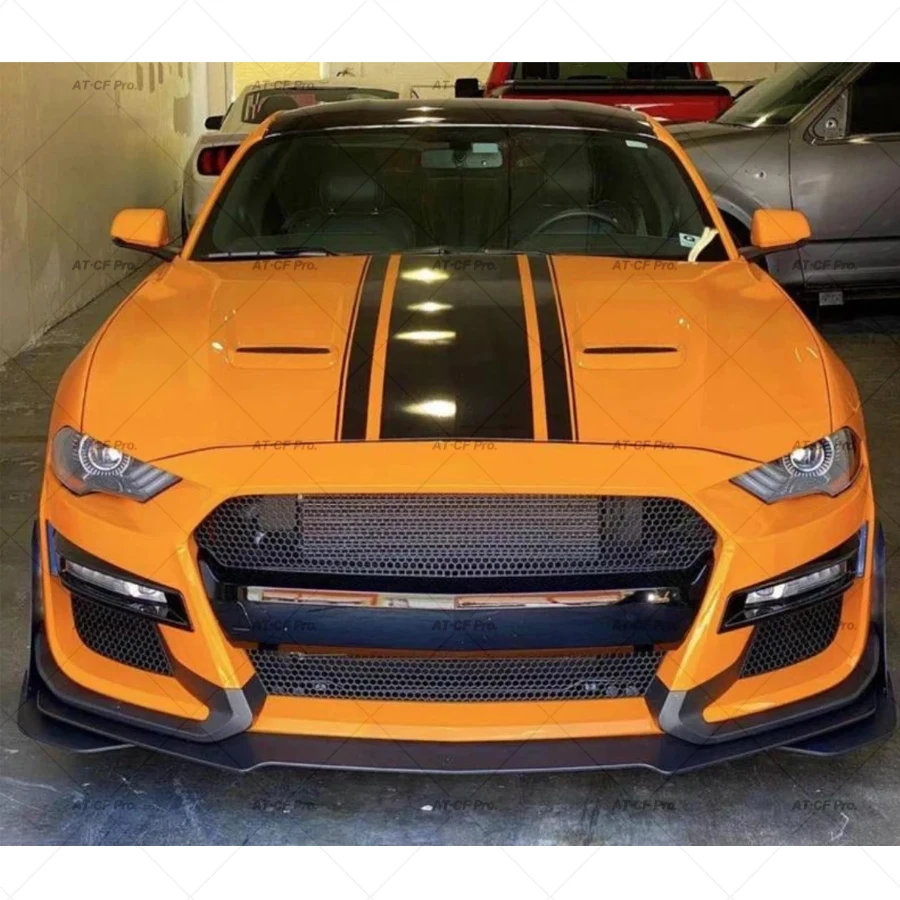 Матовый черный/натуральный бампер из углеродного волокна угловой боковые