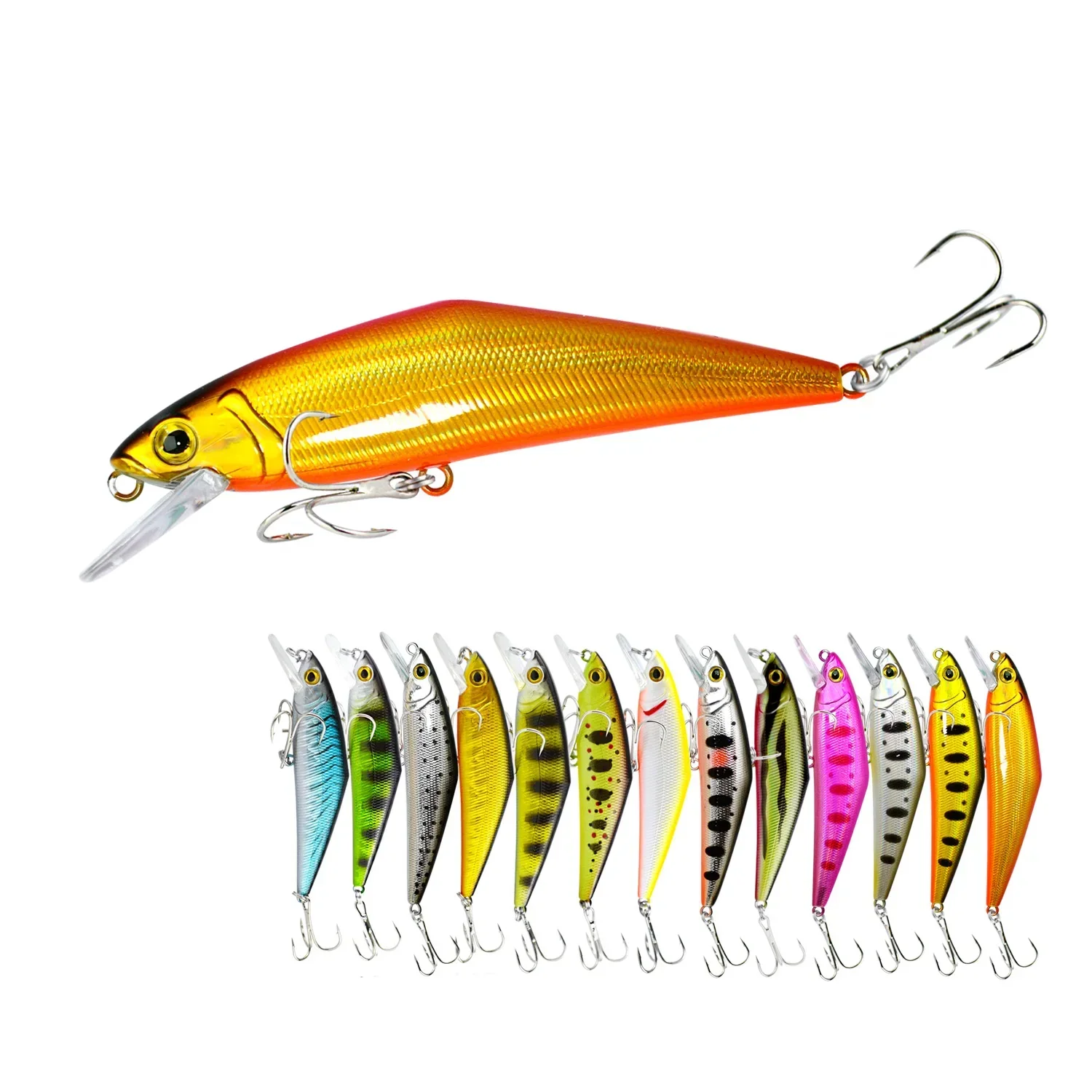 Жесткая приманка Afishlure Minnow 85 мм 15 г приманки для ловли форели тонущие крючки Trebke