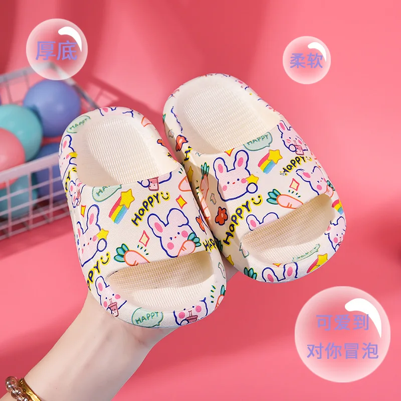 

Baby sandals summer children's indoor non-slip shoes soft bottom slippers
