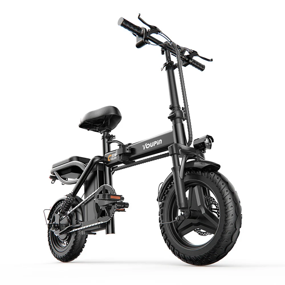 

Electric Bicycle 14 Inch New National Standard Lithium Battery For Portable Three Step Folding Cycling Mode Can Be Switched