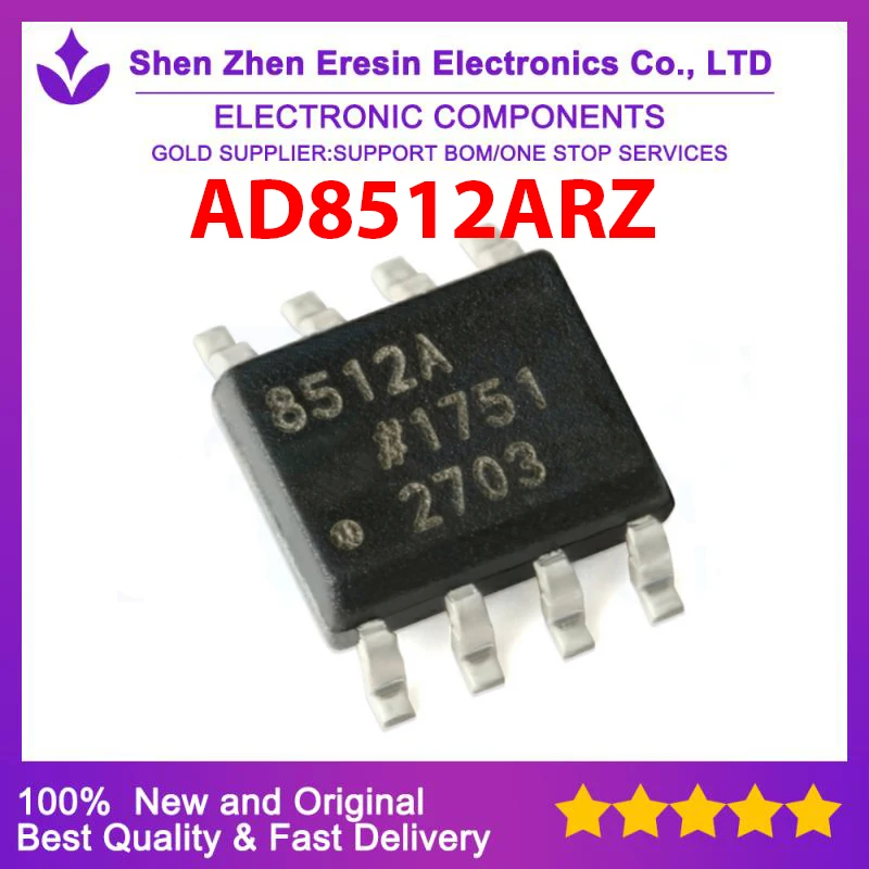 

Free shipping 10PCS/LOT AD8512ARZ SOP8 New and original
