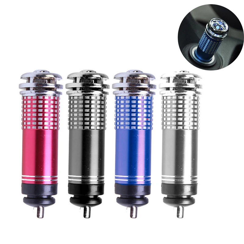 

Mini Car Anion Generator Air Cleaner Purifier Filter Car Cigar Lighter Oxygen Bar Auto Interior Decoration Accessories 4 Colors