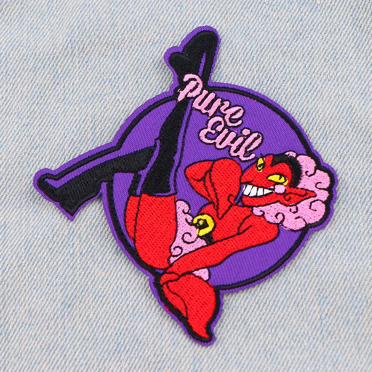 Крутые нашивки с вышивкой утюгом для девочек одежды наклейки сделай сам курток