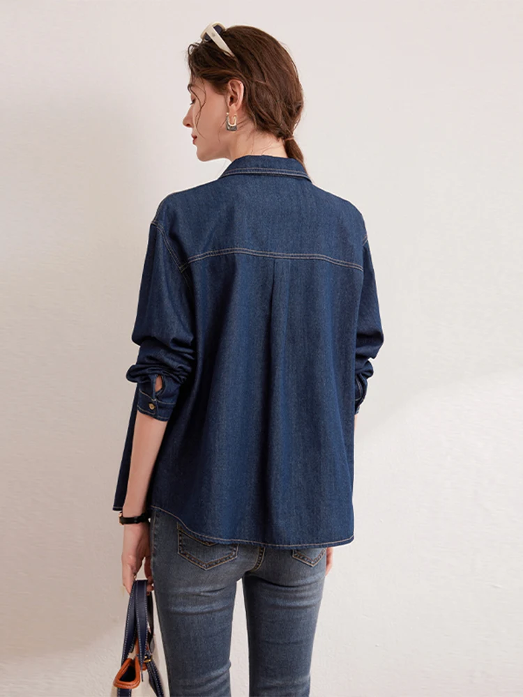 Wht Language Design контрастная цветная рубашка с лацканами и вышивкой осень 2023 новая