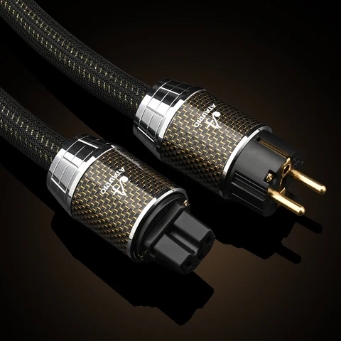 ATAUDIO HiFi OCC золотой аудиокабель  для усилителя