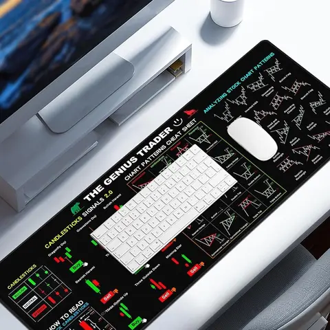 Резиновый коврик для мыши с графиком