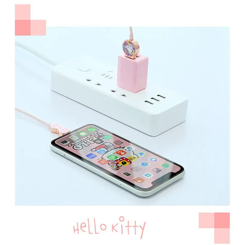 Кабель для передачи данных HelloKitty Apple type-c кабель Android цинковый сплав 3D Головка