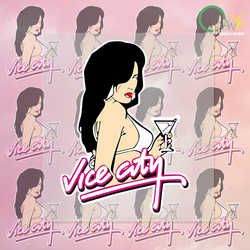 Gta Vice City Светоотражающие Автомобильные Наклейки Классические Тематические Для