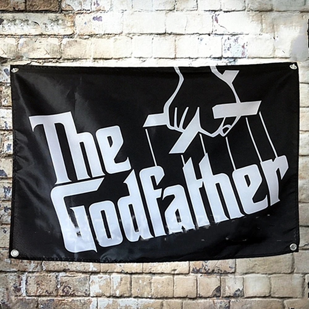 

Классический постер с изображением крестного отца, флаг, баннер, гобелен, фоновая ткань, настенные наклейки, украшение для бара, кафе, студии, спальни