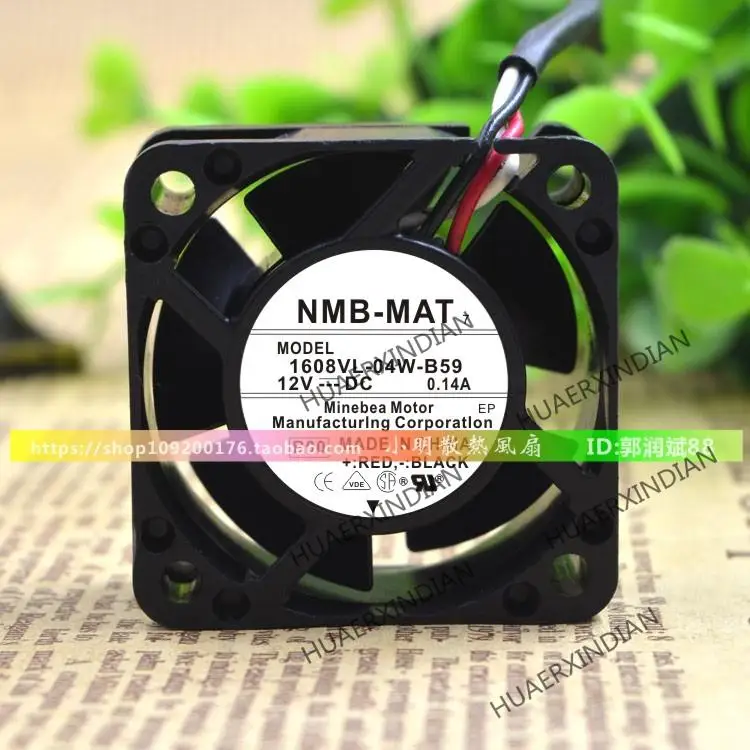 Новый-MAT7 1608VL-04W-B59 12 В 0.14A 4 см 4020 1U комплект охлаждающего вентилятора в сборе
