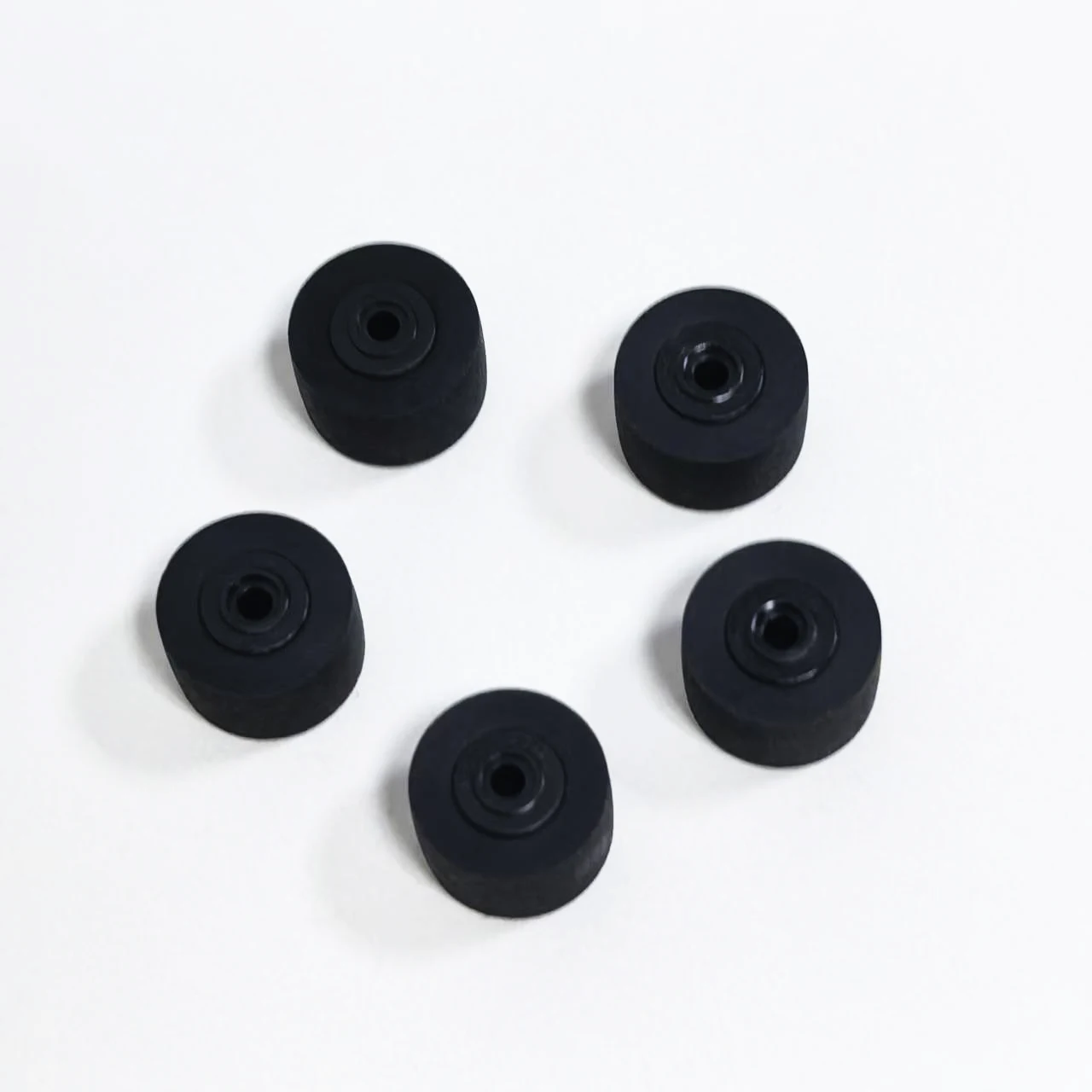 

5 шт. 9 × 7 × 1,5 мм стерео прижимной ролик кассетная палуба прижимной ролик аудио пресс ремень шкив аудио магнитофон