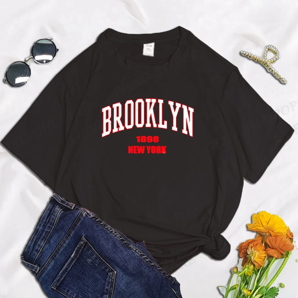 

Brooklyn T Shirt Men Fashion T-shirts Cotton Tshirt Kids Hip Hop Tops Tee Letter Print Tshirt Women Tops Boy Tees Summer Clothes