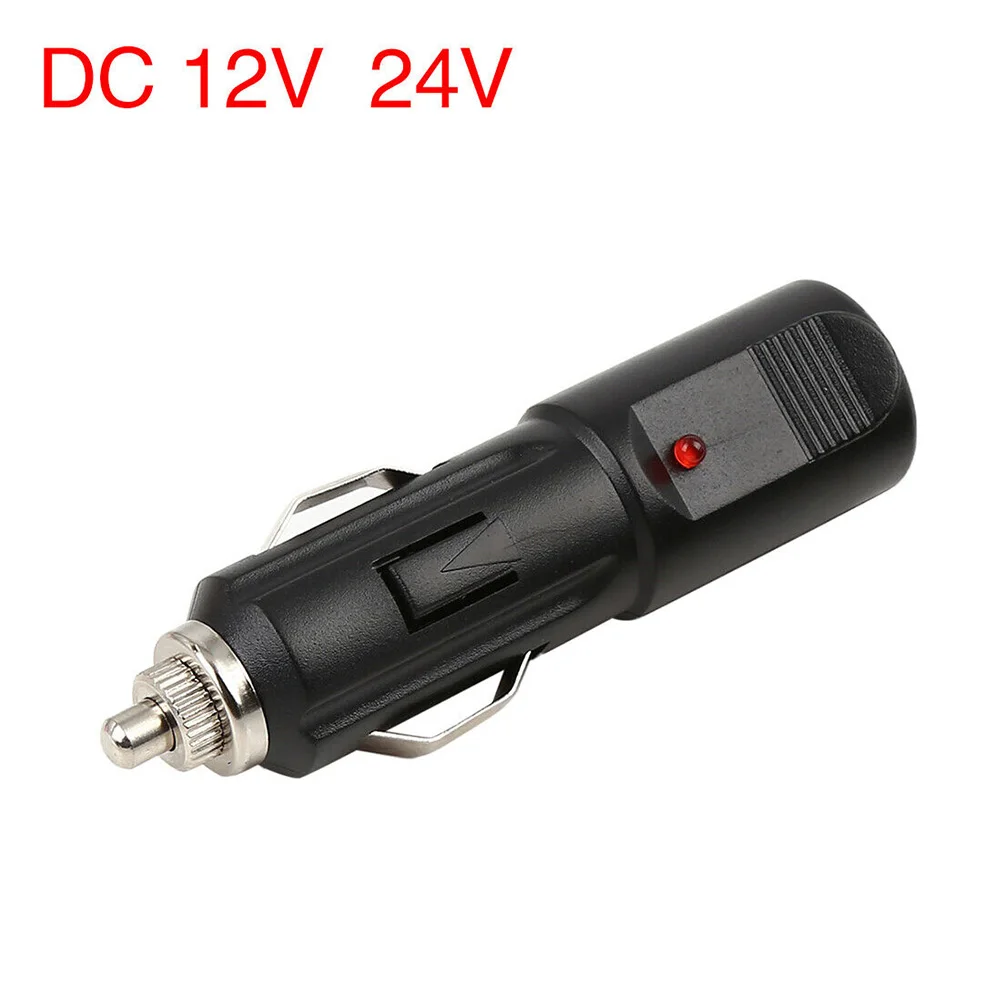 

DC 12/24V Auto Car Auto Cigarette Lighter Socket Plug Connector Cigarette Lighter Adapter Apply To Cigarette Lighter Socket