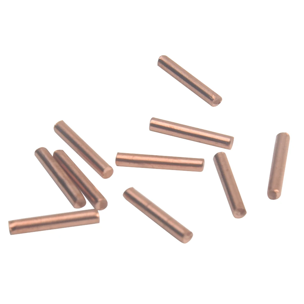 

10pcs For Welding Pen No Spark Head Battery Pins Alumina Copper Welding Needle Spot Electrical Li-ion Cell For 709A 709AD