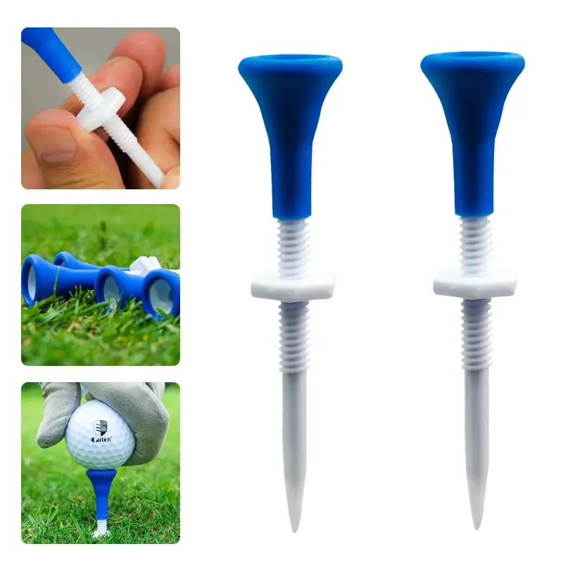 

5PCS/Set Golf Tee Outdoor Golf Training Ball Stand Golf Tees Plastic Golf Double Tee Step Down Golf Ball Holder Golf Accessories