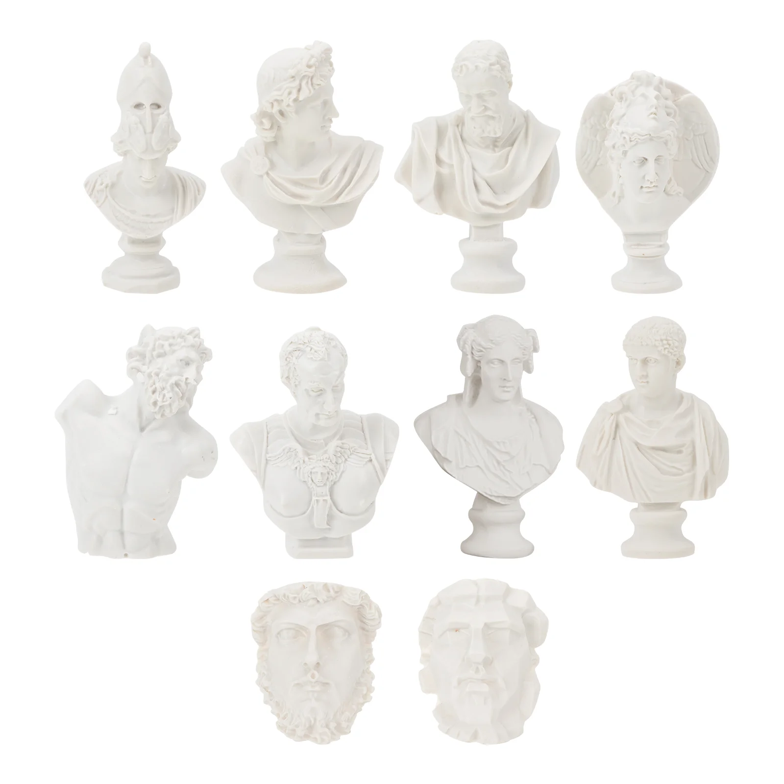 

10 шт. декоративные скульптуры, настольное украшение из смолы, знаменитые Портретные статуи