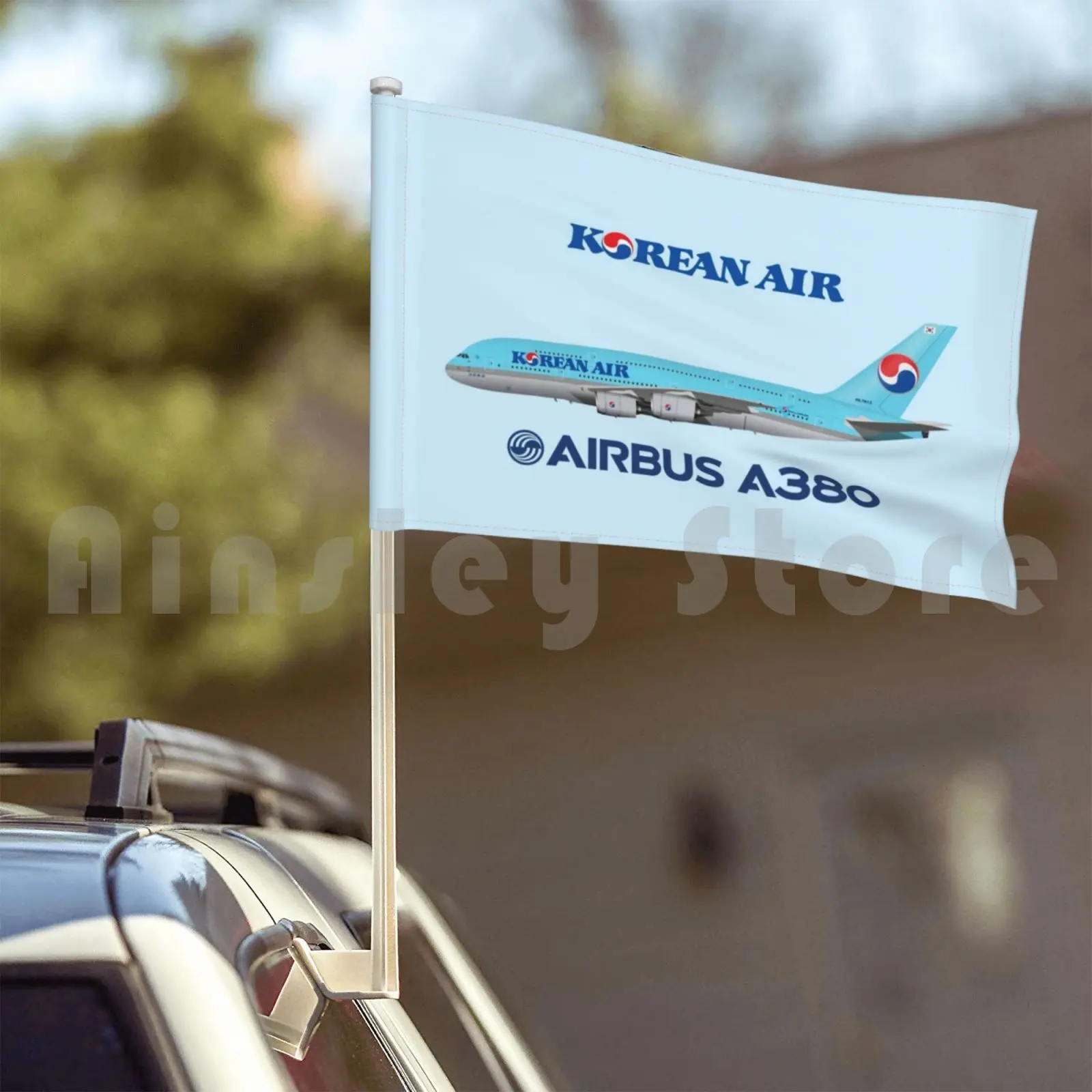 Иллюстрация корейского летательного аппарата строительный флаг внешний декор