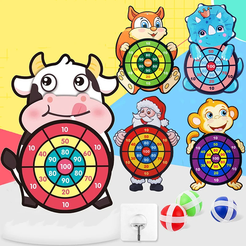 

Детская мишень липкий мяч игра Dartboard Творческий бросок вечерние НКА Открытый Спорт в помещении тканевые игрушки образовательная доска для ...