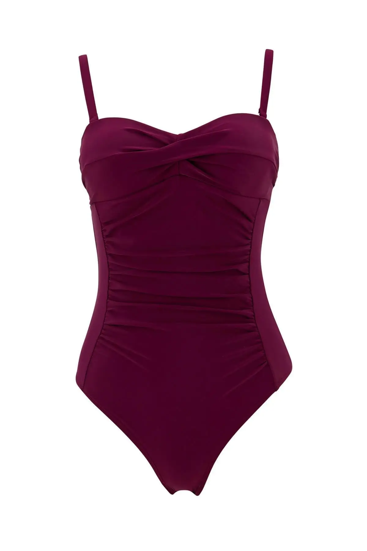 

Women's Swimsuit Purple Basic Swimwear T4282Aznspr One Piece Swimwear Female Push Up Suit Monokini Brazilian Swimming Suits