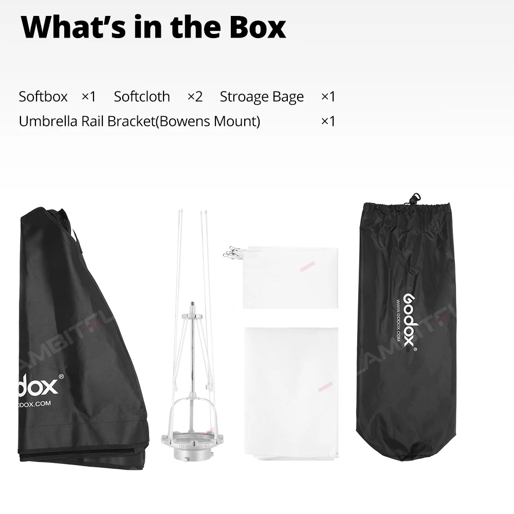 Godox SB-UE 80cm 95cm 120cm Portable Octagonal Umbrella Softbox with Honeycomb Grid for Bowens Mount Studio Flash |