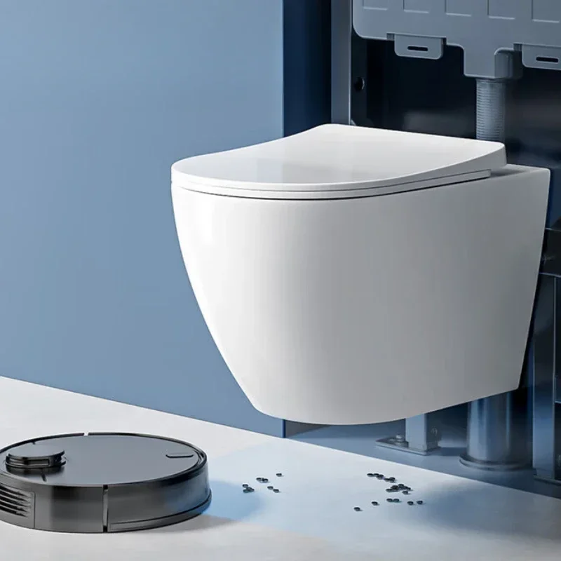 Винтажный белый настенный роскошный туалет современная ванная комната для