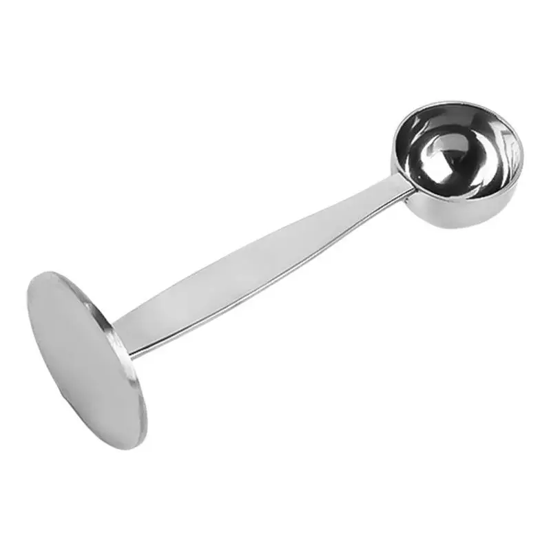 Coffee Scoop Table Spoon Dual Purpose Coffee Bean Spoon Stainless Steel Ground Coffee Tablespoon For K Cups Tea Spoon