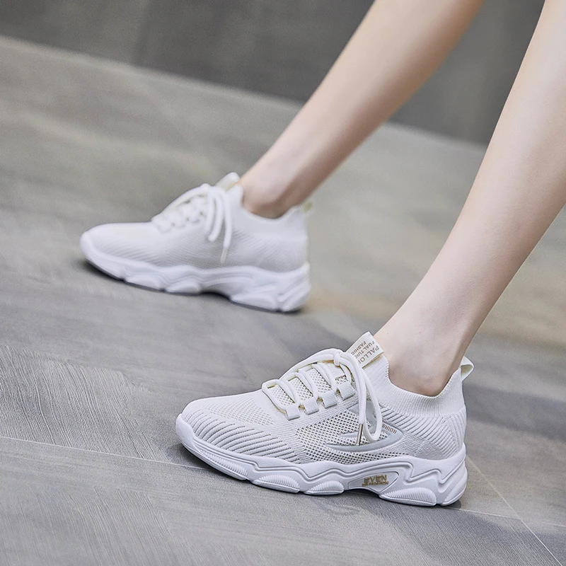 

Изысканная тканая дышащая удобная женская спортивная повседневная обувь для бега Высококачественная Женская модная повседневная обувь