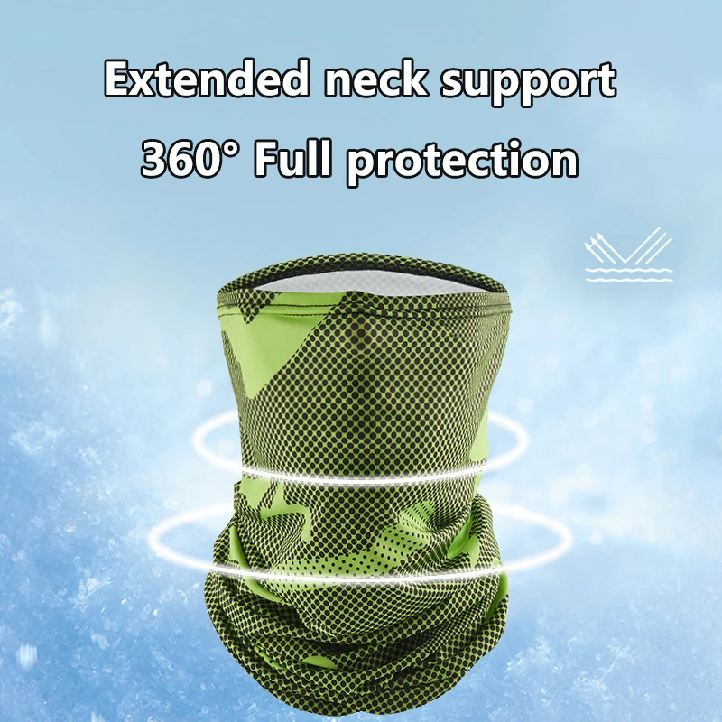 Летняя Защита от УФ-лучей дневной шарф для лица защита солнца езды на велосипеде