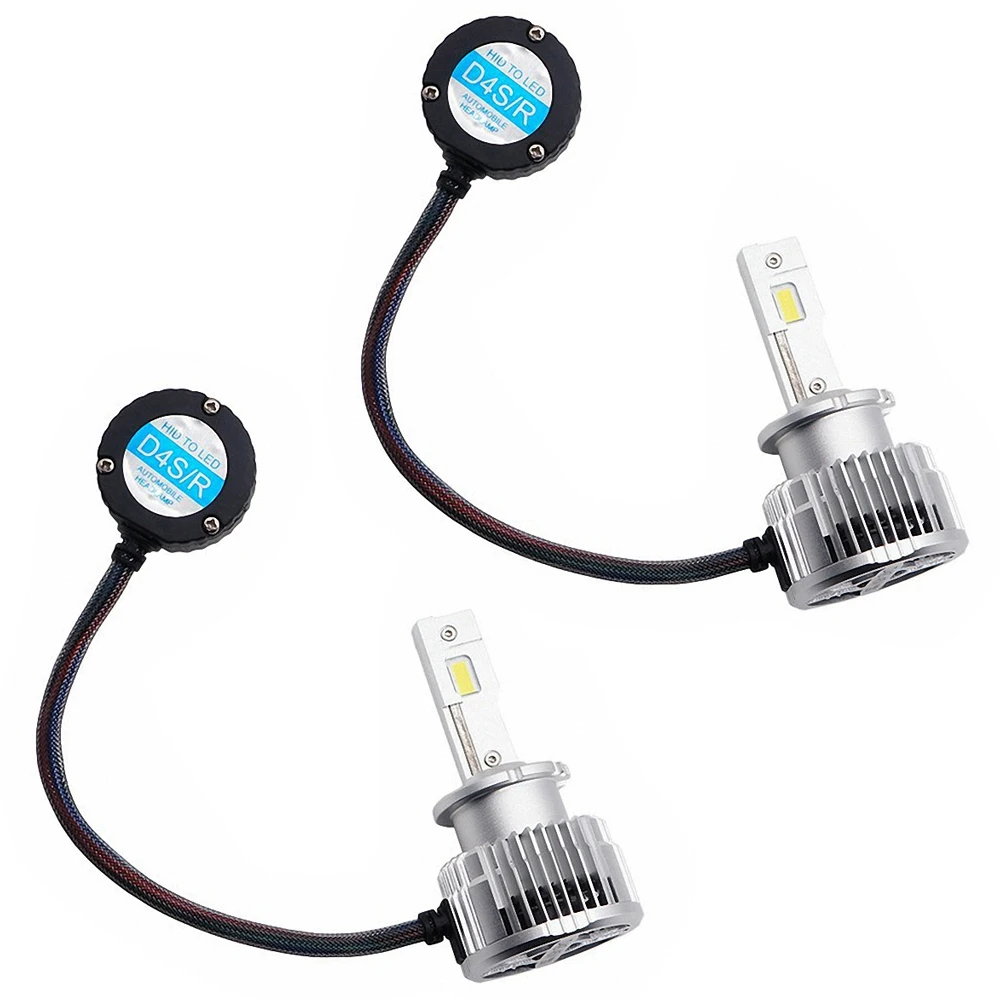 

D4S LED Headlight HID D4S/R Car Bulb LED 8000LM CSP Chip 6000K White 90W Easy Installation Plug and Play