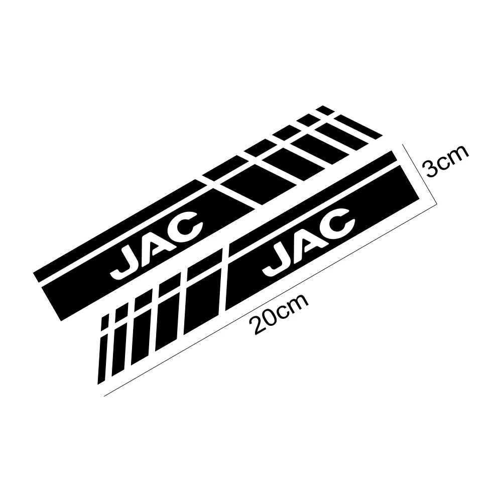 2PCS Car Rearview Mirror Stickers For JAC Refine J3 J2 S5 A5 J5 J6 J4 Vapour S2 T8 Auto Tuning Accessories Vinyl Film Decals - купить по