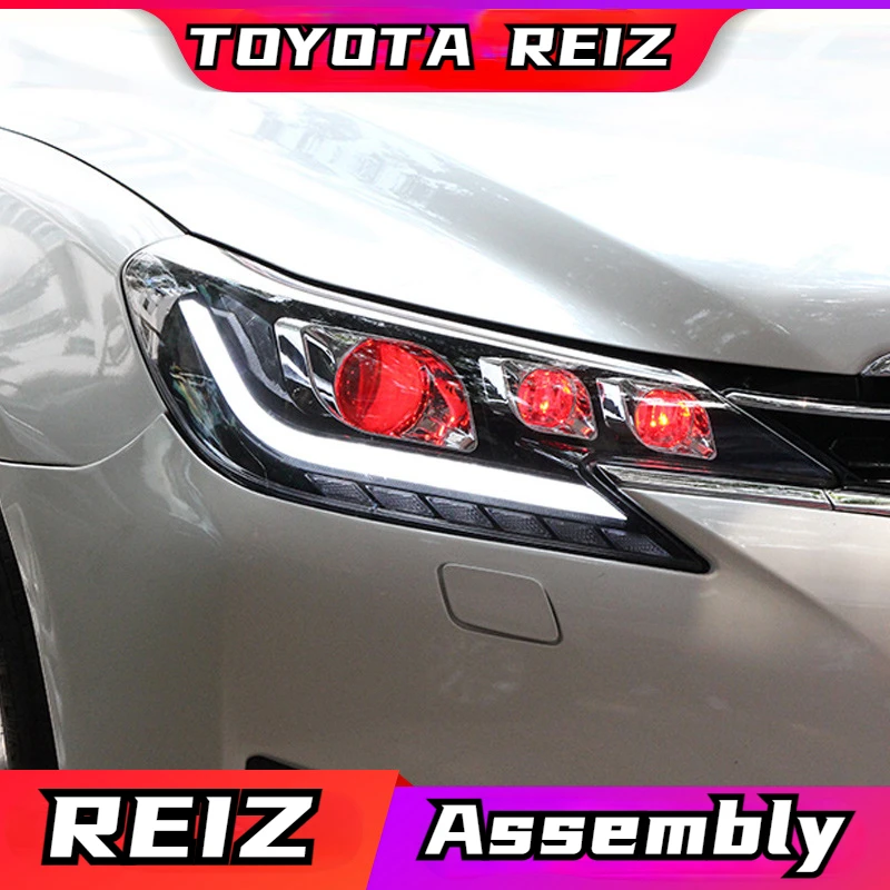 

2 PCS TOYOTA REIZ Headlamp Assembly, Daily Gauge LED Headlamp, Daily Running Lamp, Devil Eye Led