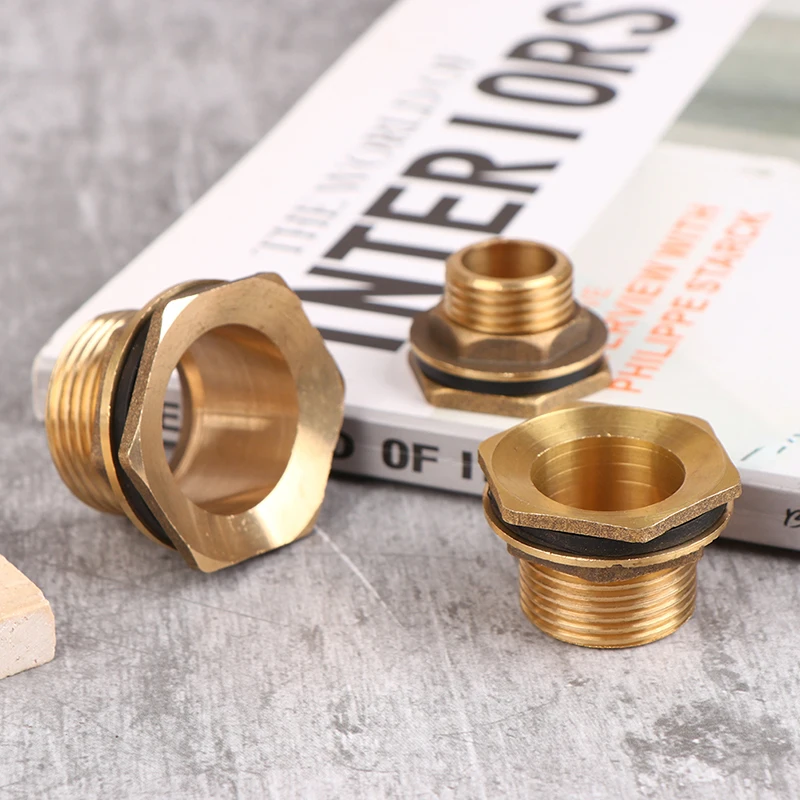 

1 шт., медный соединитель для резервуара для воды, 4/6 точек, 1 дюйм