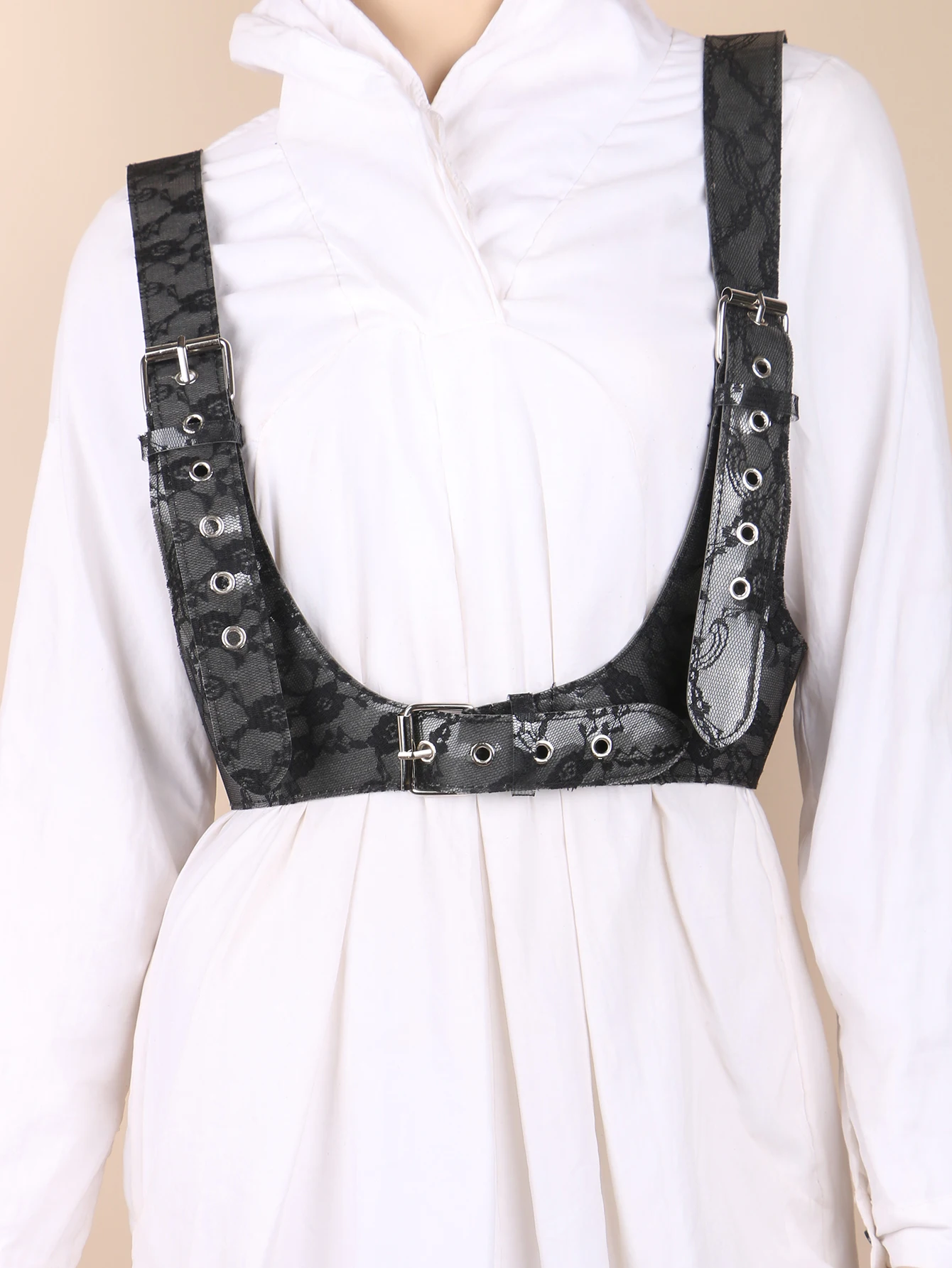 

Ladies's Lace Transparent PVC Waistband vest Girdle fashion sexy slimming Waist Decorate Worn Outside Belts Underbust For Women