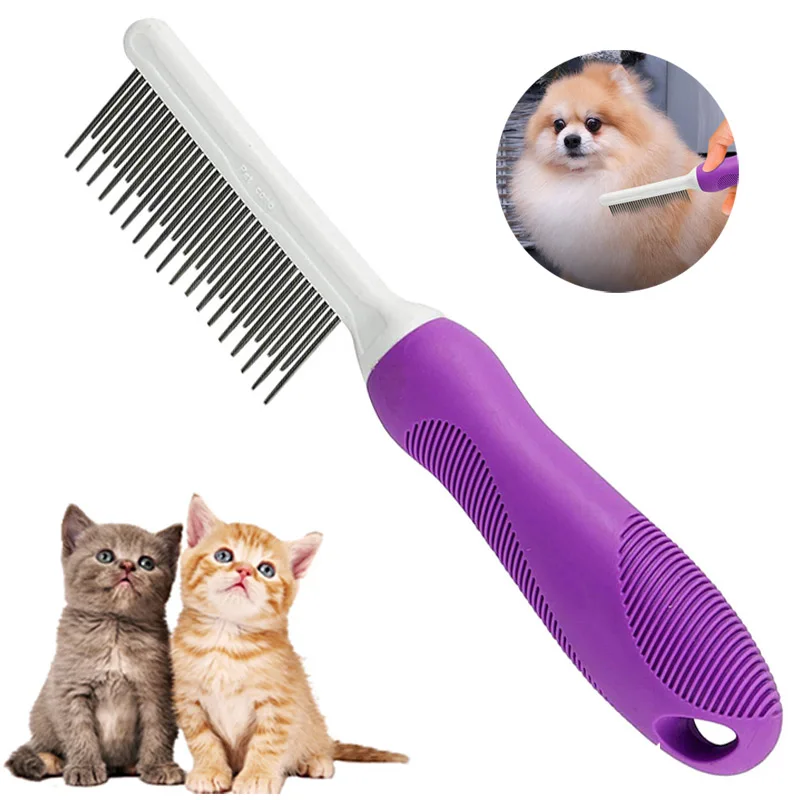 

New Pet Combs Steel Needle Comb With To Remove Floating Hair Pet Comb Pet Hair Removal Comb Supplie Cleaning Brush