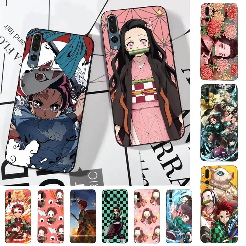 

kimetsu Phone Case for Huawei P30 40 20 10 8 9 lite pro plus Psmart2019