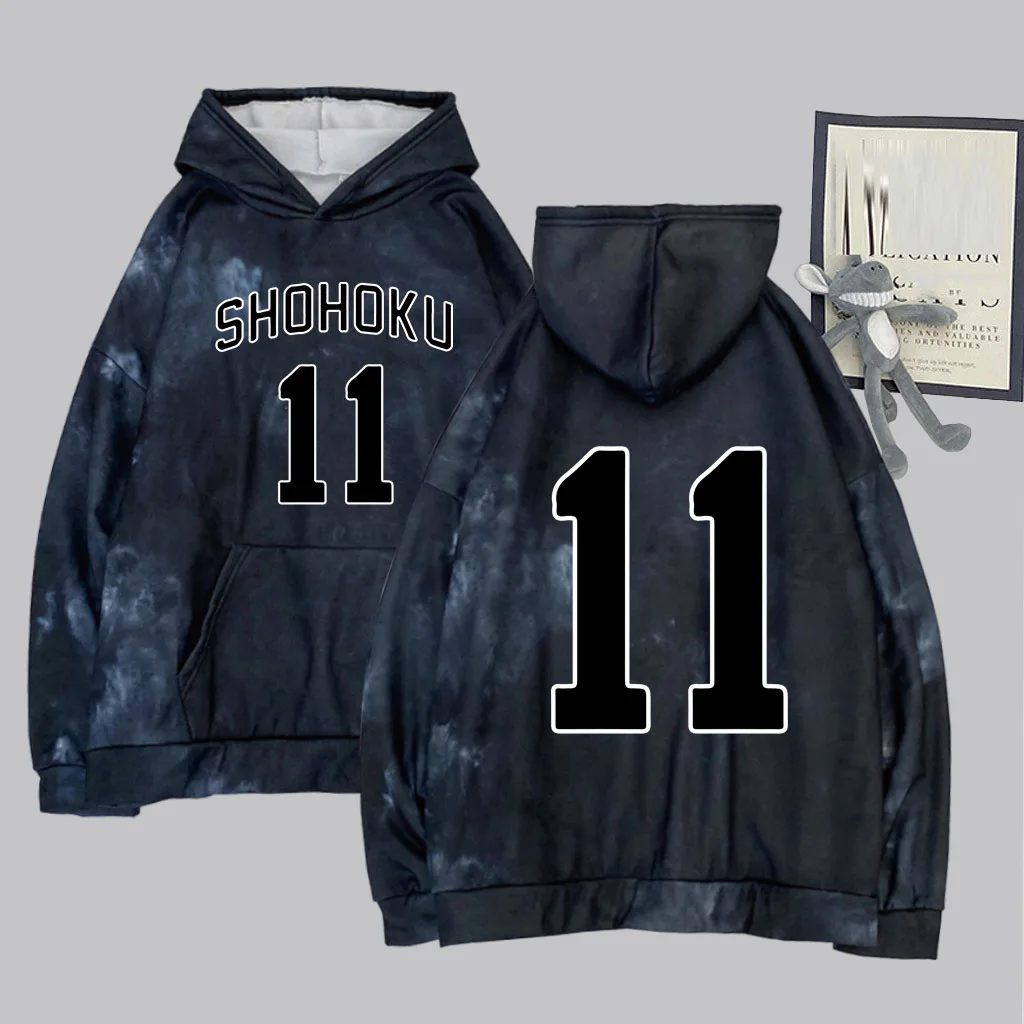 

Лидер продаж, толстовка в японском стиле аниме Slam Dunk Kaede рукава, худи для косплея 11 Numbei, одежда в стиле Харадзюку