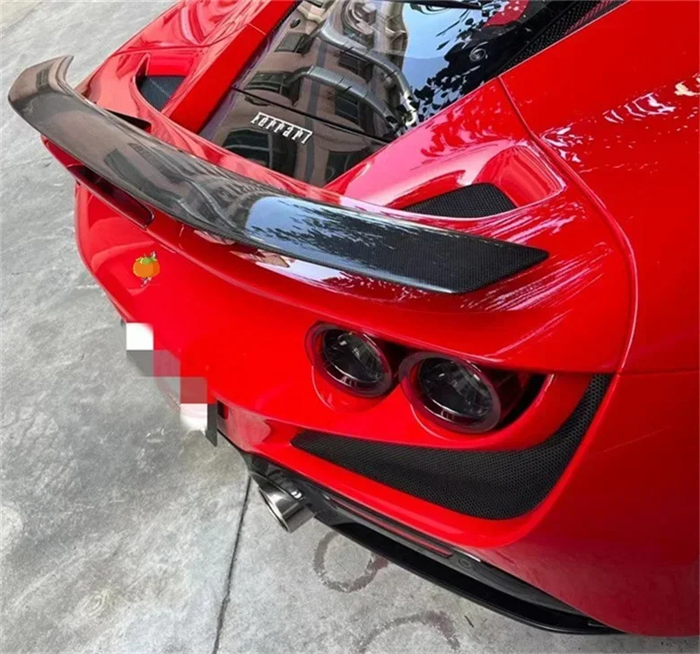 Задний спойлер из углеродного волокна для Ferrari F8 GT N Style 2019 2020 2021 2022 2023