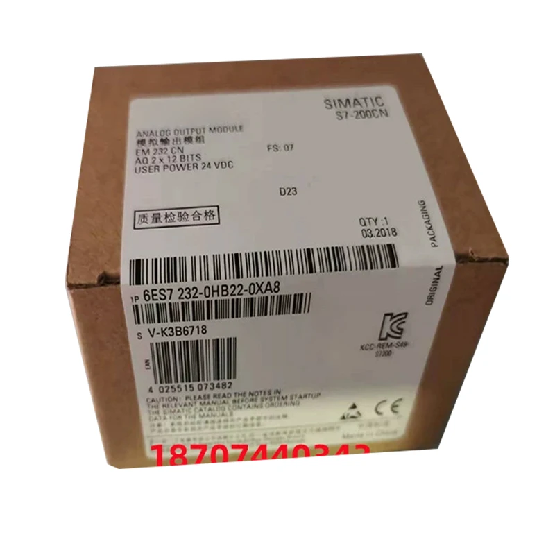 

Новый оригинальный быстрая доставка 6ES7232-0HB22-0XA8