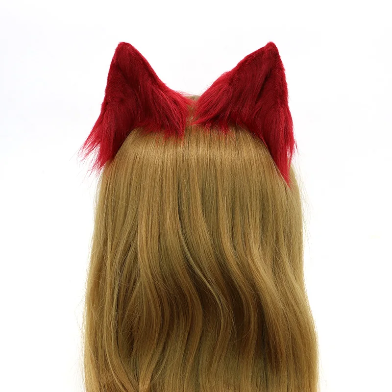 Cosplay Costume Cat Fur Ear Hair Wear Hair Hoop Women Girls Fashion Hairpin Plush Headbands Handmade Hair Accessories