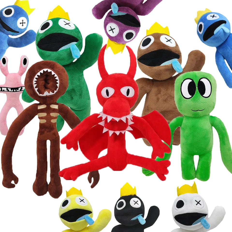 

28cm Brownnes Rainbow Friends Plush Toys Rainbow Friends Chapter 2 Cartoon Character Soft Stuffed Plushie Doll Gifts