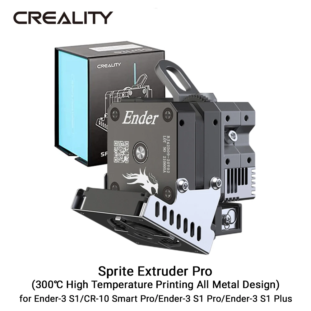 CREALITY Sprite Extruder Pro All Metal Dual 3.5:1 Gear Feeding Design 3D Printer Upgrade Parts for Ender-3 S1 CR-10 Smart Pro