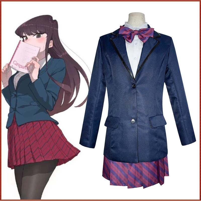 

Anime Komi Can't Communicate Komi-san Wa Komyushou Desu Komi Shouko Cosplay Costume Japanese JK High School Uniform Skirts Sets